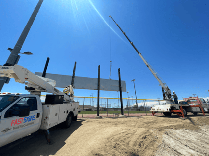 FASTSIGNS installs durable sign