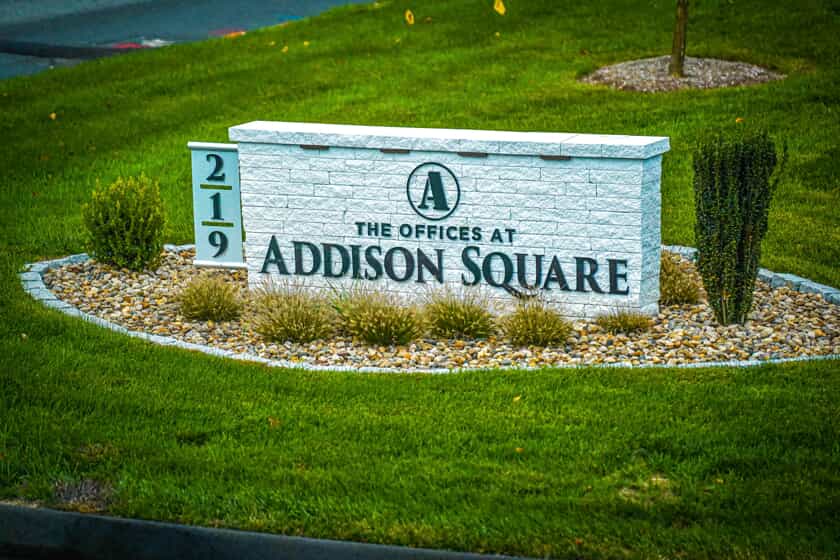 Addison Square Sign